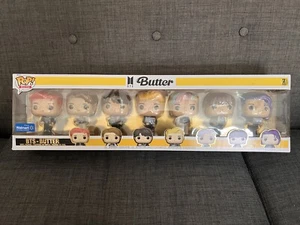 Funko Pop! Rocks: BTS - Butter 7-pack Exclusive Figure Set Jin Suga Jimin J-Hope - Picture 1 of 13
