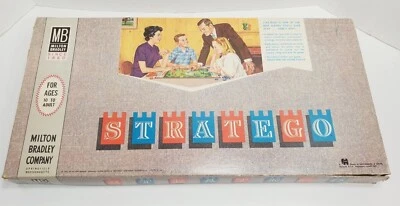 VTG 1962 STRATEGO Battlefield Strategy Board Game MB 4916 COMPLETE  - Image 1 of 4
