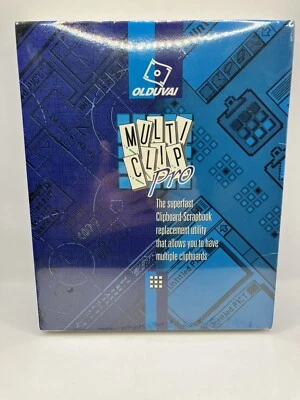 MultiClip Pro Apple Clipboard Program for Apple Macintosh SEALED, NEW - Image 1 of 4