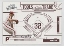 2005 Playoff Absolute Memorabilia Tools of the Trade Red /250 Steve Carlton HOF