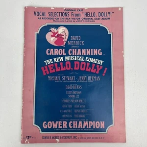 Partituras vintage de Hello Dolly Carol Channing Jerry Herman 1964 - Imagen 1 de 9
