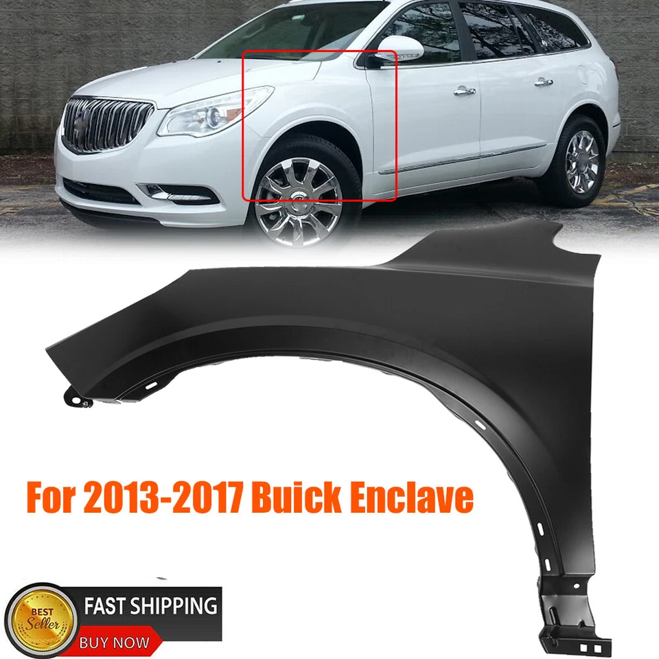 Fender For 2013 2014 2015 2016 2017 Buick Enclave 3.6l Front Left Driver Side - Image 1 of 4