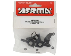 NEW Arrma 1/10 Steering Block & Rear Hub Carrier Set (ARAC9380) AR310002 - Picture 1 of 1