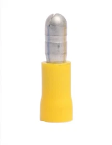 MVP 50er Pack 10-12 AWG Stärke gelb Vinyl isolierter Stecker Kugelanschluss 0,195" - Bild 1 von 1