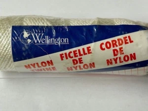 Cuerda de nailon trenzada Wellington #18 in 260 ft blanca 83346 - Imagen 1 de 4