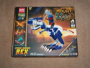 NEW, BLOCK TECH - MOUNT UP! -CYBER-SAURUS REX- Building Block Set 123 Pieces - Picture 1 of 2