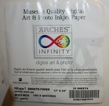 Arjo Wiggins Arches Infinity inkjet paper 17x22 355 g/m2 25 sheets sealed Canson
