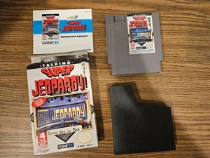 CIB Talking Super Jeopardy (NES) Complete, Tested With Box, Manual Nintendo - Picture 1 of 11