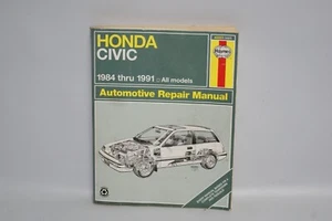 Haynes Honda Civic 1984-1991 Automotive Repair Service Manual 42023 (1227) - Picture 1 of 3