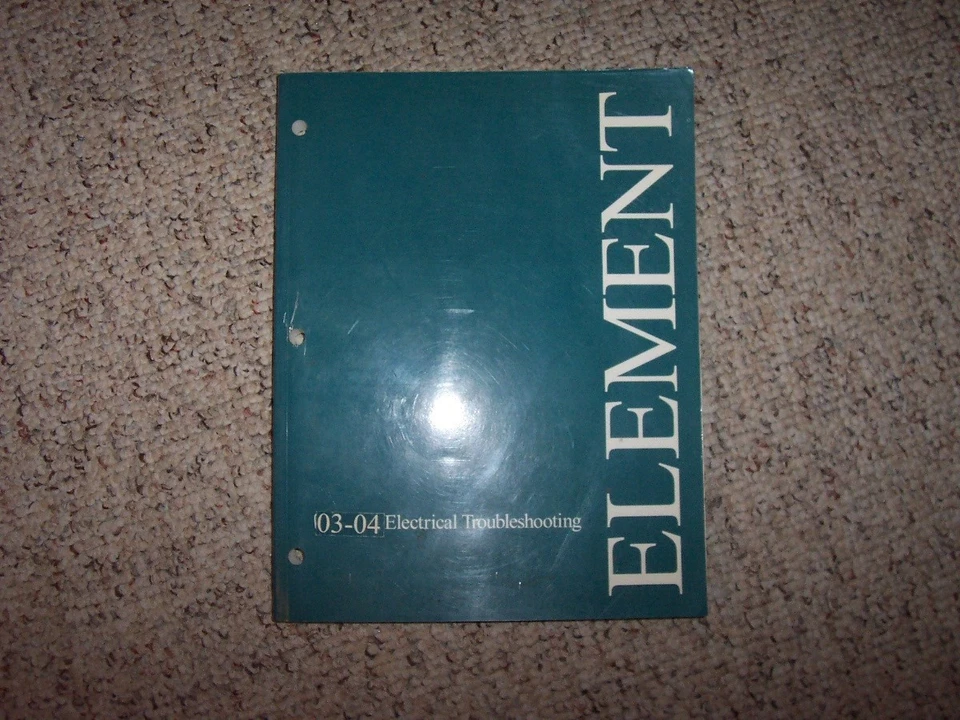 Diagrama de cableado eléctrico Honda Element 2003-2004 manual DX EX LX Foto 1 de 1