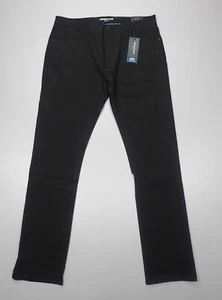 Kenneth Cole Men's 5-Pocket Tech Pants Slim Fit Lightweight Nylon Stretch Black - Picture 1 of 10