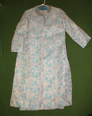 WOW! 1960s Lee Richard Fashion Women's Dress Gown w/ Jacket Size 16 MUST L@@K - Image 1 of 4