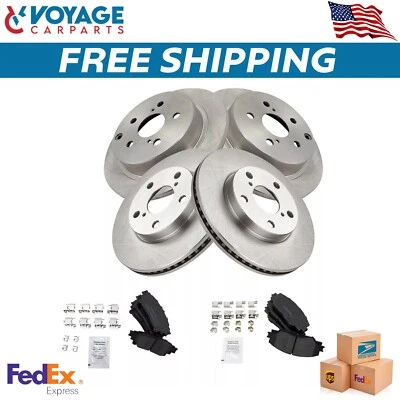 Nuevo Kit de pastillas cerámicas delanteras y traseras rotores tambores y zapatas de freno para Prius V 2012-17 Foto 1 de 4