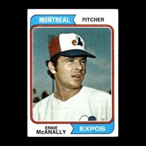Ernie McAnally 1974 Topps Montreal Expos #322 Nice! 2