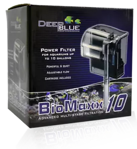 Deep Blue Professional BIOMAXX 10 GALLON Aquarium POWER FILTER - Picture 1 of 3