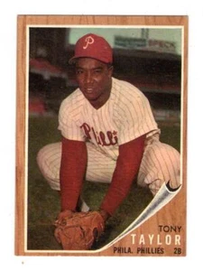 1962 Topps Tony Taylor Philadelphia Phillies #77 - Picture 1 of 1