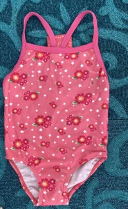 Steave & Barry’s girls swimsuit one piece bathing suit pink New Sz4T & 5/6 - Picture 1 of 3