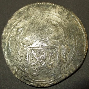 Shipwreck Salvage COA!  1657 Dutch Colonial Overijssel mint  VOC Merestein 1702 - Picture 1 of 4