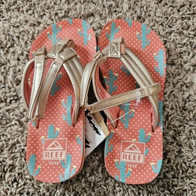 Sandalias Reef para niños con estampado de cactus talla 11/12 Foto 1 de 4