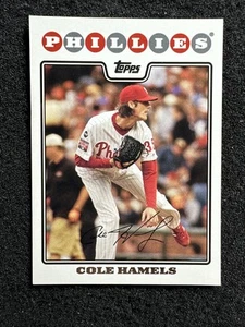 Cole Hamels #35 2008 Topps cantidad de béisbol Philadelphia Phillies - Imagen 1 de 2