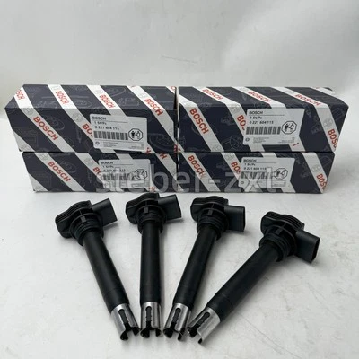 4PCS 0221604115 Bosch Ignition Coil For AUDI A3 A4 A5 A6 VW Beetle Golf Jetta US - Image 1 of 4