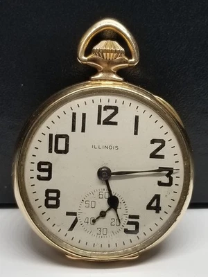 1920 14K G.F. Illinois Pocket Watch, Gr Sangamo Special, Size 17s, 23 J, Working - Image 1 of 4