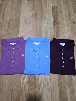 3 件 Aeropostale 女孩 L Polo 衫,短袖,校服,1 Xxl Bonus Shi — 第 1/4 张图片
