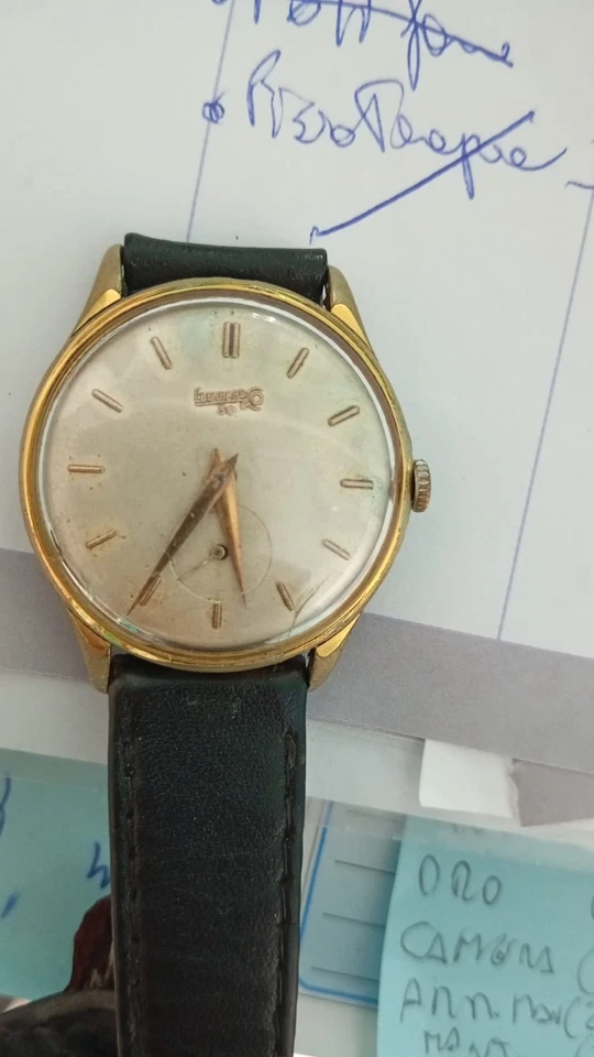 orologio eberhard 30 placcato oro - Immagine 1 di 1