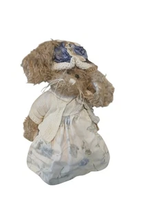 Juguete de peluche articulado de conejo Hilde Hopsmore de Bearington Collection LTD coleccionable - Imagen 1 de 6