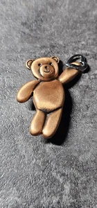 Vintage Copper Colored Bear Brooch w/Silver Heart Brooch | B1 - Picture 1 of 2