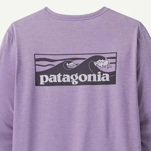 Camisa Patagonia Capilene Cool Daily Para Hombre L Púrpura Boardshort Manga Larga NUEVA  - Imagen 1 de 3