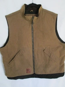 OUTBACK TRADING Co. ANVIL Workwear Oilskin Tin Waxed Cotton Canvas Vest Size XL - Picture 1 of 7