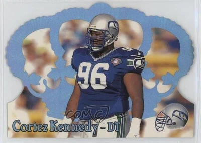 1995 Pacific Crown Royale Blue Holofoil Cortez Kennedy #67 HOF - Image 1 of 2