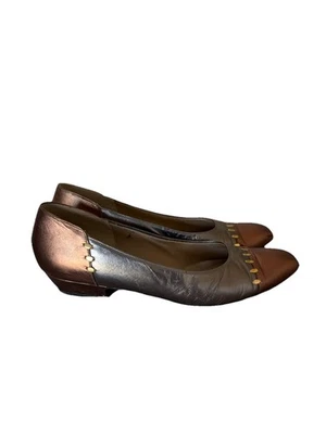 Tacones de cuero Selby vintage para mujer talla 9 1/2 años 90 Y2K retro carrera oficina fiesta Foto 1 de 4