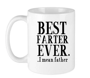 Farter weiße Tasse, 11oz, lustige Kaffeetasse Papa Geschenk Vatertagsgeschenk für Papa - Bild 1 von 4
