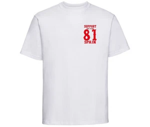 49 Hells Angels Camiseta Blanca Soporte81 España CB Logotipo 5818 - Imagen 1 de 2
