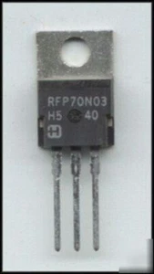 / RFP70N03 TO-220 70A 30V clasificación de avalancha #F13 - Imagen 1 de 4
