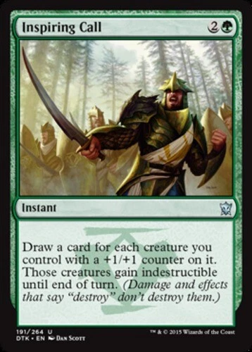 MTG - Inspiring Call - Dragons of Tarkir - NM, English Magic FLAT RATE SHIP - Image 1 of 1