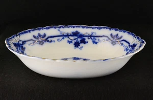 Johnson Brothers Oxford Flow blu servizio verdure ciotola crazing regalo - Foto 1 di 6