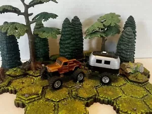 1950s Willys Jeep Pickup Custom Matchbox 4x4 Restomod w/ Lifted Bambi Airstream - Picture 1 of 5
