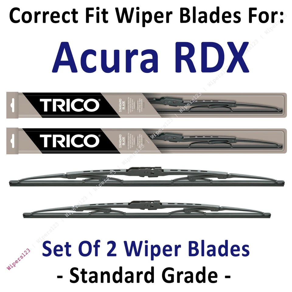 Paquete de 2 escobillas limpiaparabrisas estándar - aptas para 2007+ Acura RDX - 30260/160 Foto 1 de 1