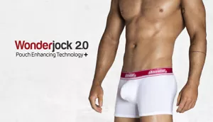 aussieBum WonderJock 2.0 White Trunk - Picture 1 of 10