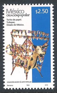 pp143 México Creación Popular MNH 2014 Sc#2492h Mc#3232X Et#cp143 papel torito - Imagen 1 de 1