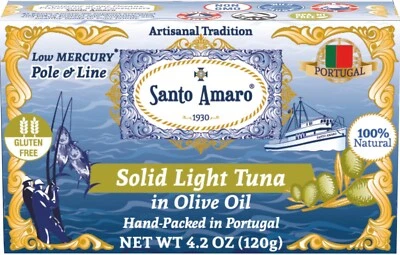 Pole & Line Wild Tuna Fillets in Virgin Olive Oil from PORTUGAL - Image 1 of 4
