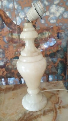 Pied de lampe en Onyx - Photo 1/4