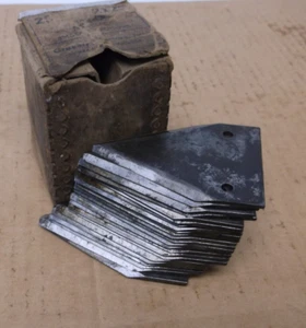Lote de 24 cuchillos de barra falciforme grave de colección de nuevo de lote antiguo 2"" x 2 27/32"" #3566 borde de cuchillo - Imagen 1 de 14
