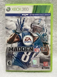 Xbox 360 Madden NFL 13 2013 Complete CIB Tested - Picture 1 of 4