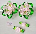 Flower / Bow Hair clips & Hair band/ elastic -all in one set