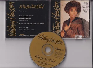 Whitney Houston – All The Man That I Need - Import 1 Track Promo Single CD 1990 - Bild 1 von 1