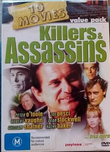 KILLERS & ASSASSINS DVD BOX SET - 10 Movies (Region 4) AS New - Picture 1 of 2